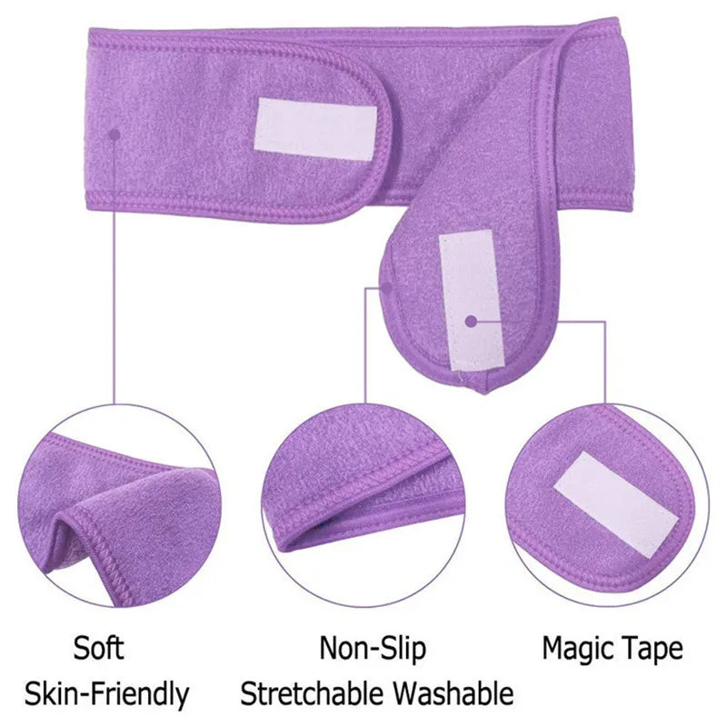 BeautyFlex Adjustable Headband - Makeup Wash Face Cosmetic Headband