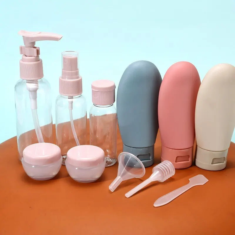 Voyager Essentials Kit - Travel Bottles Set With Storage Bag