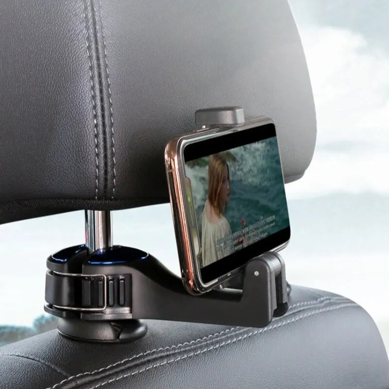 CleverClasp 2-in-1 Car Essential - Multi-functional Car Rear Phone Holder Lock