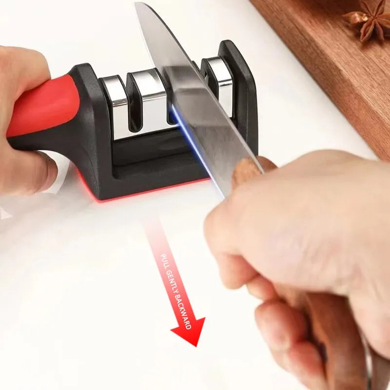 EdgeMaster 3/4-Segment Knife Sharpener - Kitchen Knife Sharpener