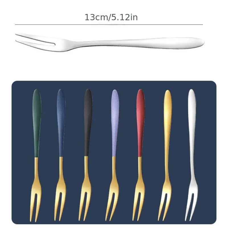 FeastFinesse - 7pcs 304 Stainless Steel Fork