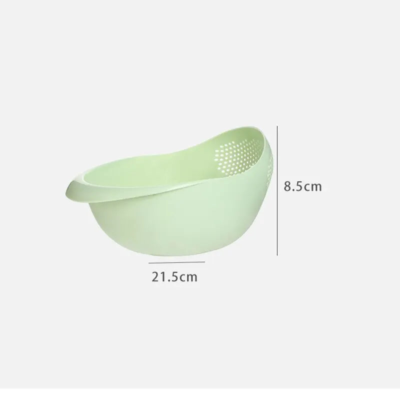 EcoWash Kitchen Colander - Green Washing Basket Kitchen