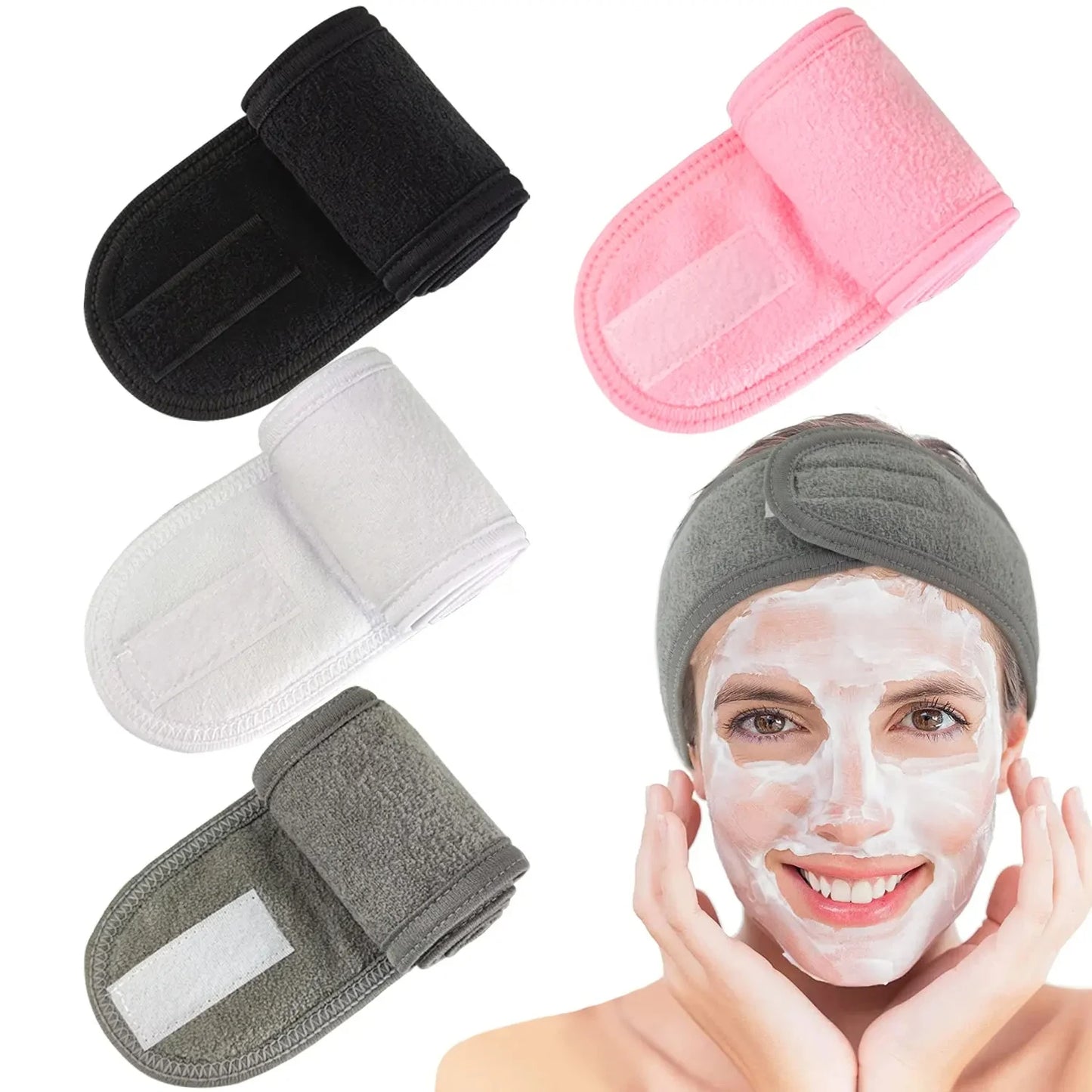 BeautyFlex Adjustable Headband - Makeup Wash Face Cosmetic Headband