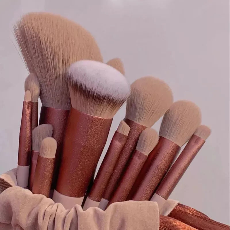 LuxArtistry 13-Piece Makeup Brush Ensemble - 13 PCS Makeup Brushes