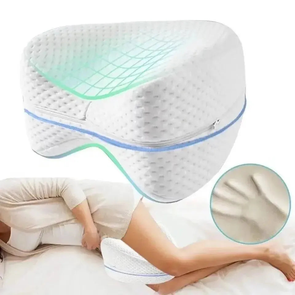 SereneSlumber  - Memory Foam Cotton Leg Pillow