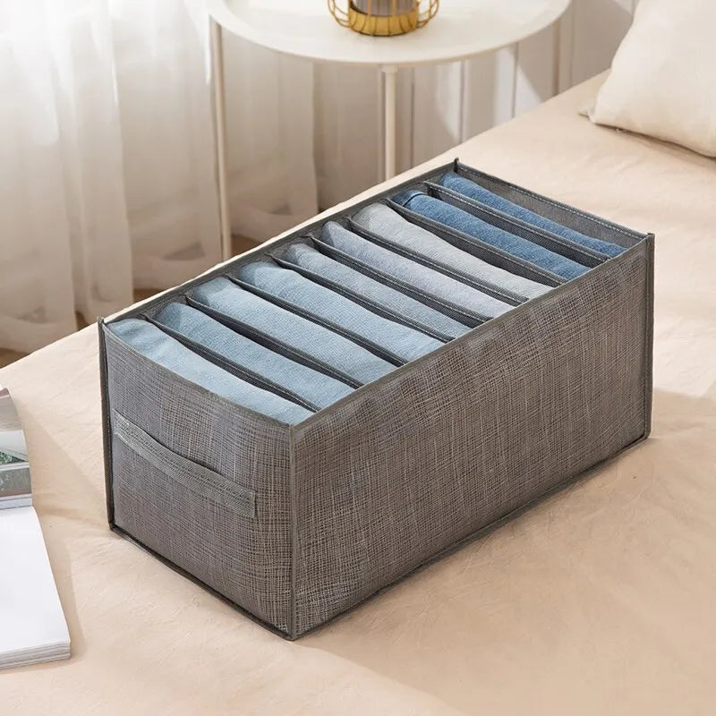 SpaceSavvy 9-Grid Organizer - Grid Storage Box Non-Woven Durable