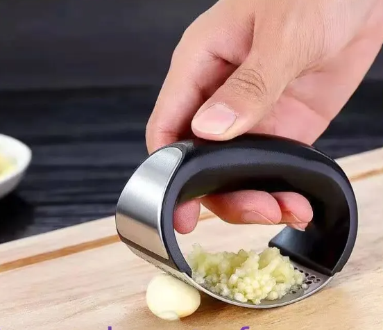 GarlicMaster Press - Manual Stainless Steel Garlic Presser