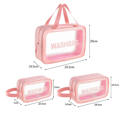 ClearView Beauty Case - women's Transparent Waterproof Makeup Bag