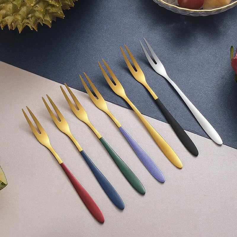 FeastFinesse - 7pcs 304 Stainless Steel Fork